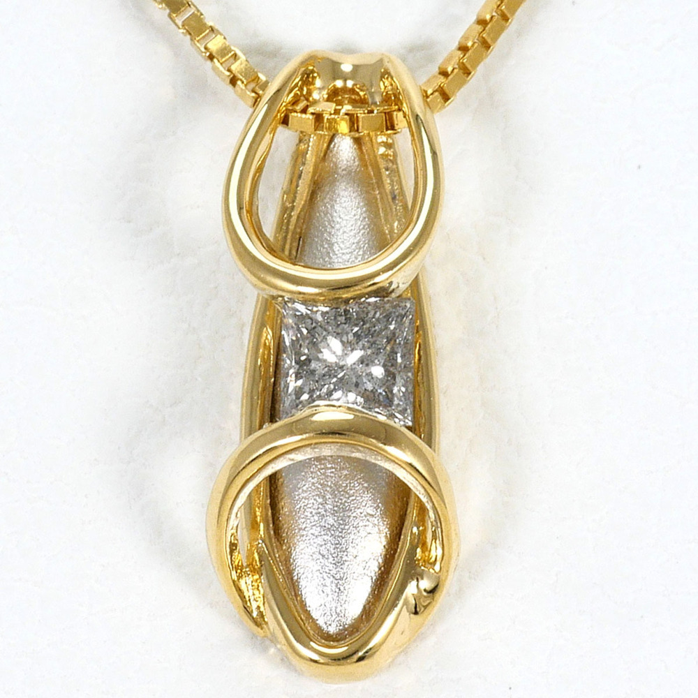 VINTAGE 18k Gold Diamond Necklace